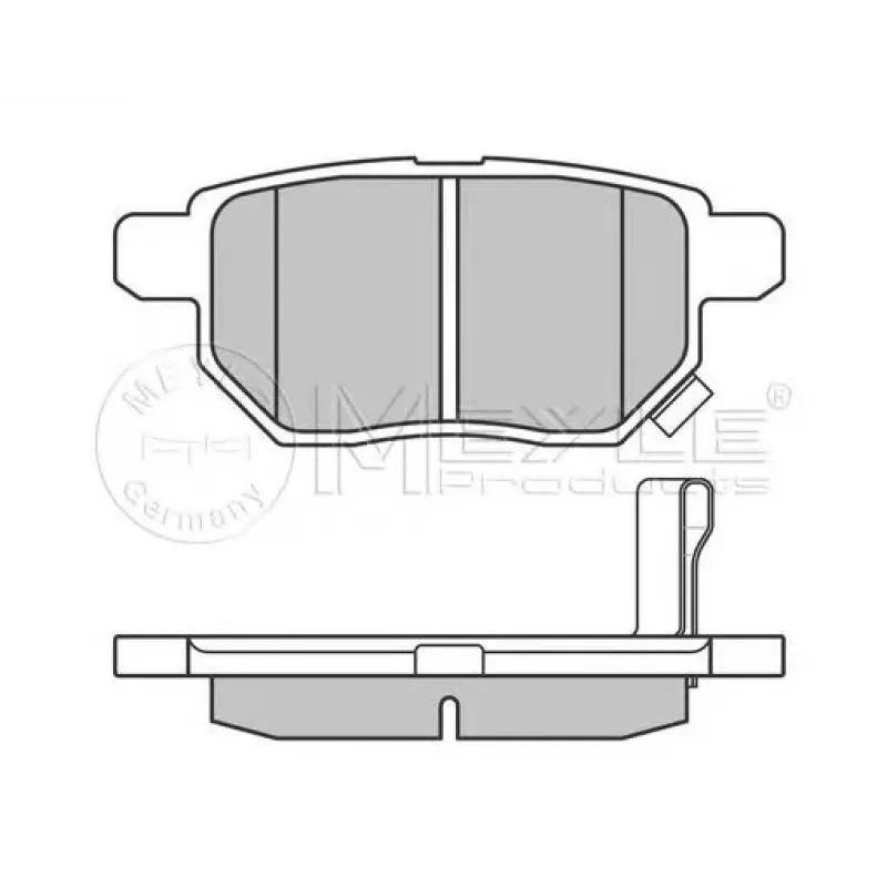 Колодки гальмівні (задні) Toyota Auris/IQ/Urban Cruiser 07-