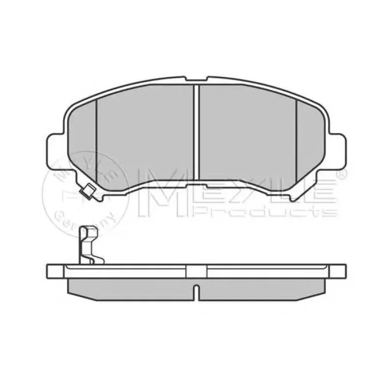 Колодки гальмівні (передні) Nissan Qashqai/X-Trail 07- (Akebono)