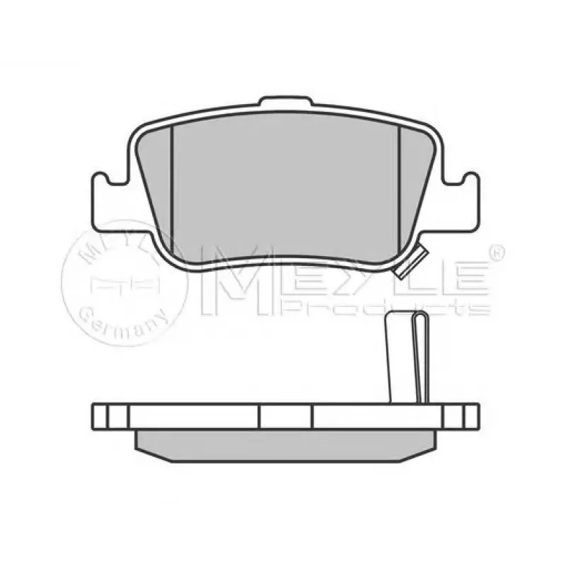 Колодки гальмівні (задні) Toyota Auris 06-/Corolla 1.3-2.0D 12- (Bosch)