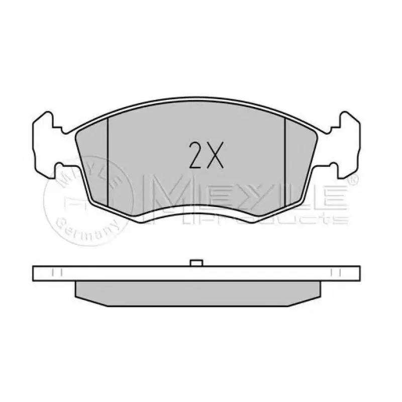 Колодки гальмівні (передні) Renault Logan I 04-/Nissan NP200 08- 1.4-1.6