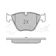 Колодки гальмівні (передні) BMW 5 (F10,F18)/7 (F01,F02,F03,F04) 2.5D/3.0i 08-