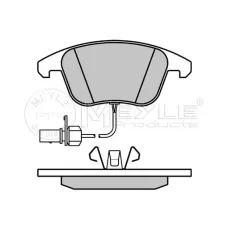 Колодки гальмівні (передні) Audi A4/A5 07- (Ate) (з датчиком)
