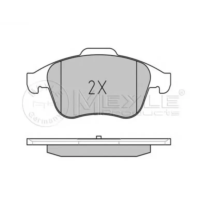 Колодки гальмівні (передні) Renault Laguna III 07-