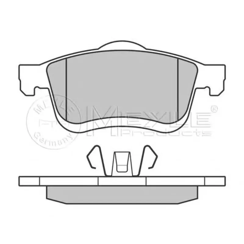 Колодки гальмівні (передні) Fiat Doblo 10- (Ate)