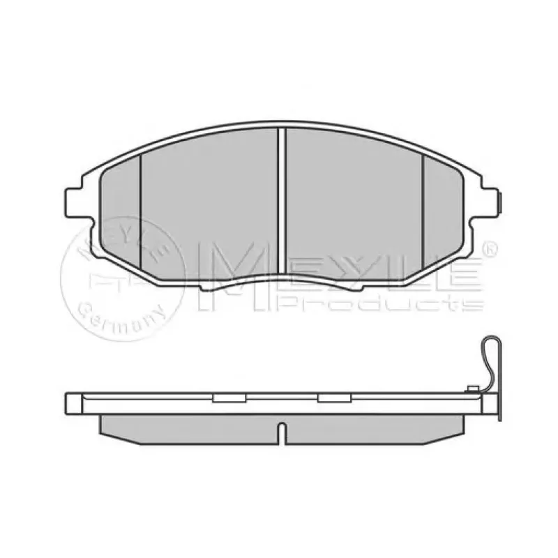 Колодки гальмівні (передні) Chevrolet Epica 2.0-2.5D 05-