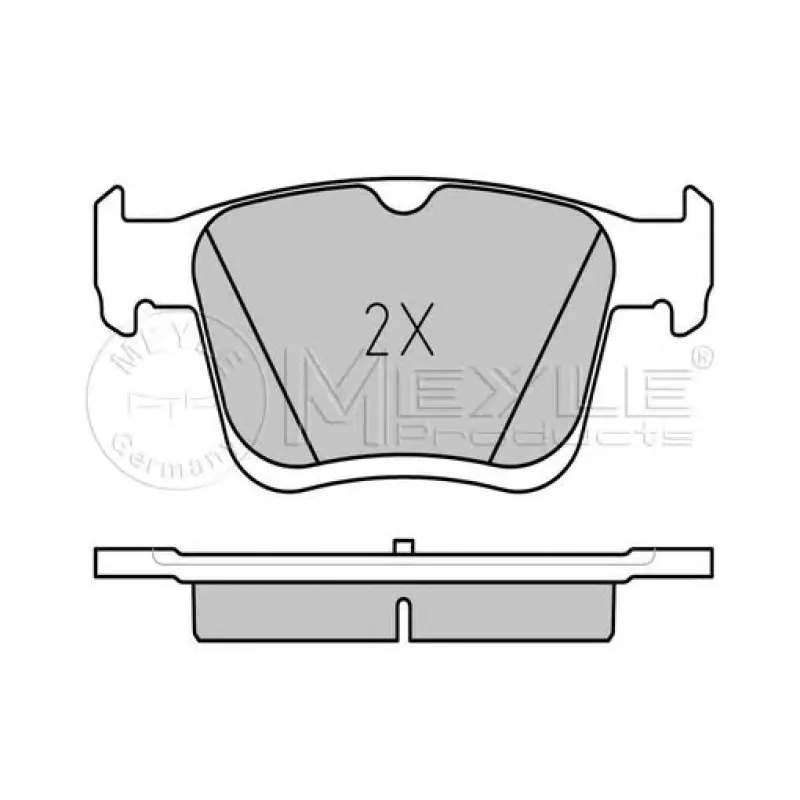 Колодки гальмівні (задні) VW Golf/Touran 1.0-2.0 TDI 12- (Ate)