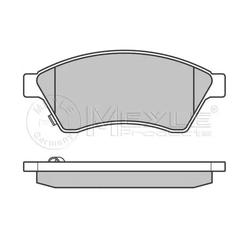 Колодки гальмівні (передні) Chevrolet Aveo 11-/Opel Astra J 09-