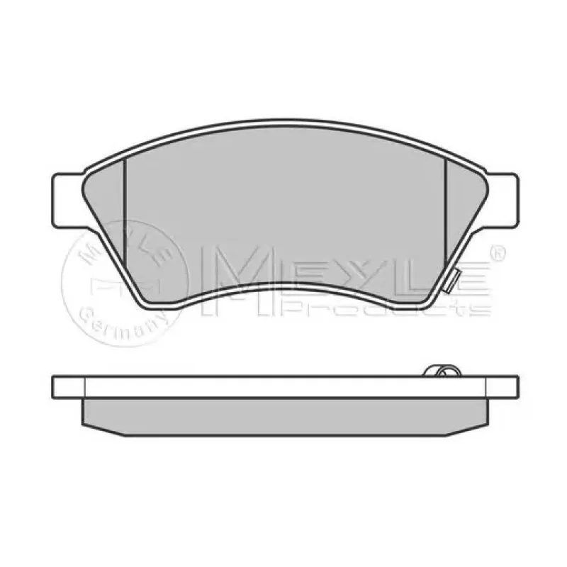Колодки гальмівні (передні) Chevrolet Aveo 11-/Opel Astra J 09-