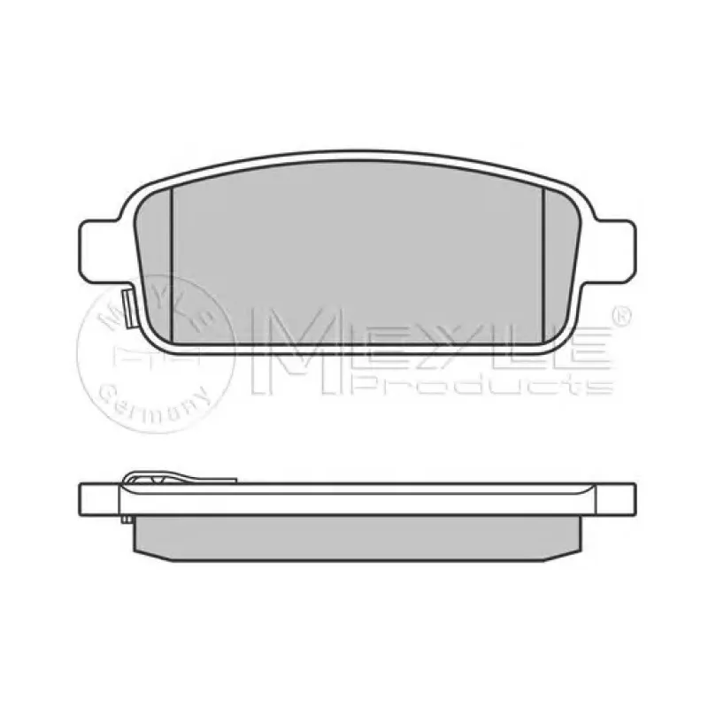 Колодки гальмівні (задні) Chevrolet Cruze/Opel Astra J 09- (R16)