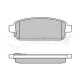 Колодки гальмівні (задні) Chevrolet Cruze/Opel Astra J 09- (R16)
