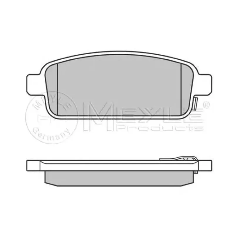 Колодки гальмівні (задні) Chevrolet Cruze/Opel Astra J 09- (R16)