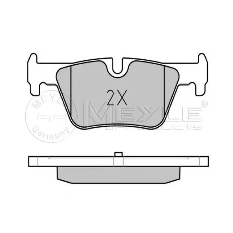 Колодки гальмівні (задні) BMW 3 (F30/F31/F34)/4 (F36) 11-