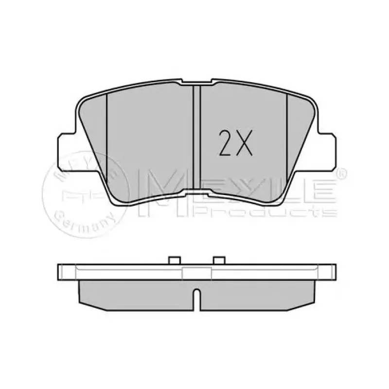 Колодки гальмівні (задні) Kia Sportage/Ceed/Rio/Optima/Hyundai Accent/i10/i20/i30/i40/Elantra 10-