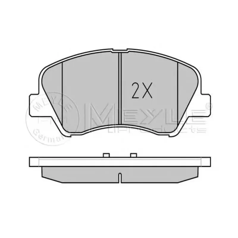 Колодки гальмівні (передні) Hyundai Accent IV/Kia Rio 10-