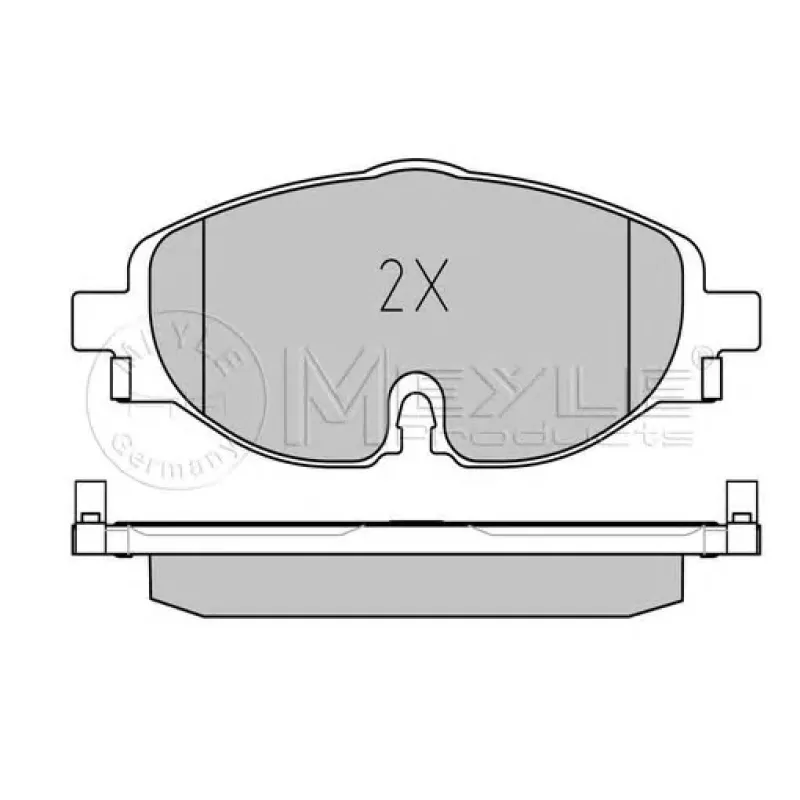 Колодки гальмівні (передні) VW Caddy IV/Golf VII/Passat B8/Skoda Octavia/Seat Leon 12- (з датчиком)