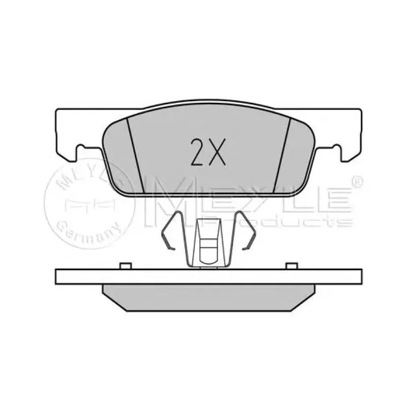 Колодки гальмівні (передні) Dacia Logan/Renault Clio 12-