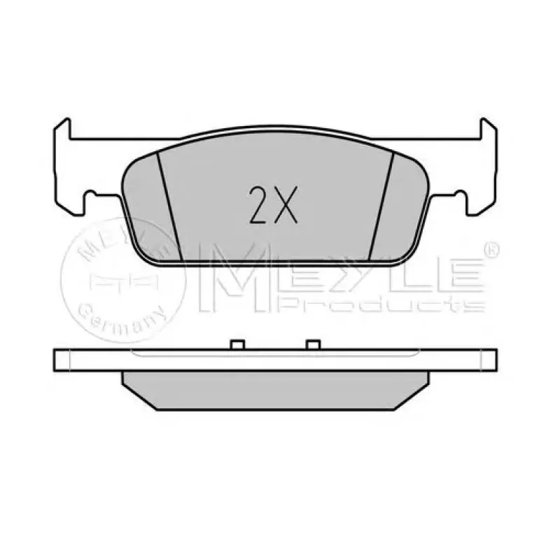 Колодки гальмівні (передні) Dacia Logan/Renault Clio 12-