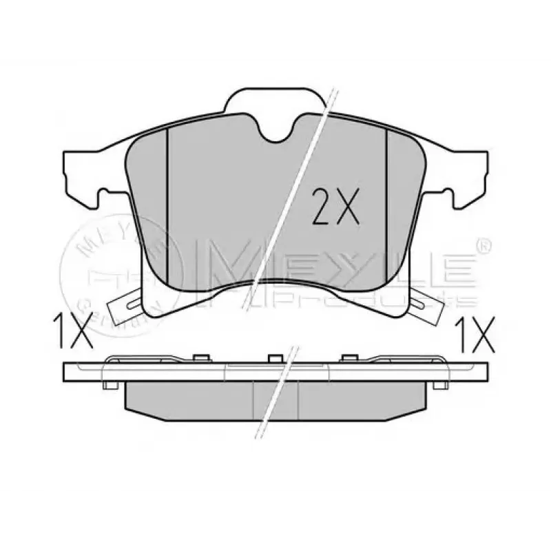 Колодки гальмівні (передні) Opel Combo 01- (Ate)