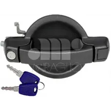 Ручка дверей (передніх/ззовні) (L) Fiat Doblo 01- (з ключом)