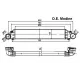 Радіатор інтеркулера MB C-calss (W203) 1.8-3.0D 00-