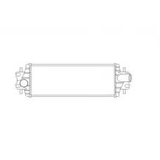 Радіатор інтеркулера Renault Trafic 2.5 dCi 01-