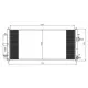 Радіатор кондиціонера Nissan ALmera/Primera 1.5-2.2D 00-