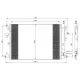 Радіатор кондиціонера Volvo XC70 II/XC90 I 2.4D-4.4 02-14