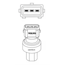 Датчик тиску кондиціонера Volvo 850/C30/C70/S40/S80/S90/V50/V70/XC60/XC70 1.5-4.4 91-18