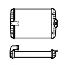 Радіатор пічки MB C-class (W202)/E-class (W210) -03