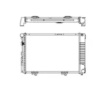 Радіатор охолодження MB E-class (W124/S124) 93-96