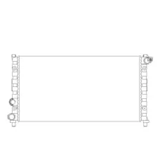 Радіатор охолодження Seat Ibiza 1.2/1.5 84-93