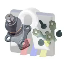 Опора кульова (передня/знизу) VW Golf II/Jetta II 83-92 (d=17mm)