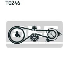 Комплект ГРМ VW Touareg 3.0 V6 TDI/Audi Q5/Q7 3.0 TDI 09- (24x82z)