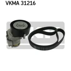 Комплект ременя генератора Audi A2/Seat Ibiza/Skoda Fabia/VW Golf/Polo 1.4/1.6/1.6FSI 97-15 (6PK1076)