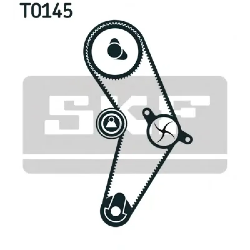 Комплект ГРМ + помпа Audi A3/A4/Skoda Octavia/WV Caddy III/Golf IV/V/Passat/Touran1.6 95- (23x138z)