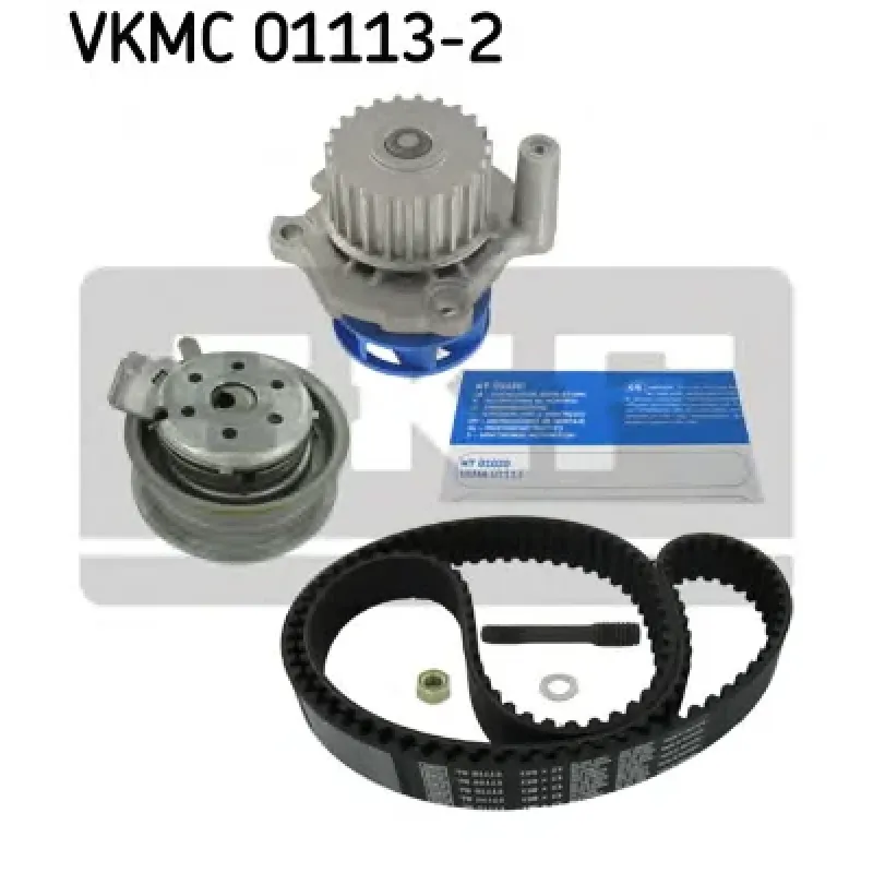 Комплект ГРМ + помпа Skoda Fabia/Octavia/VW Caddy/Golf/Passat/T5 2.0/2.4D 99- (23x138z)(VKPC 81620)