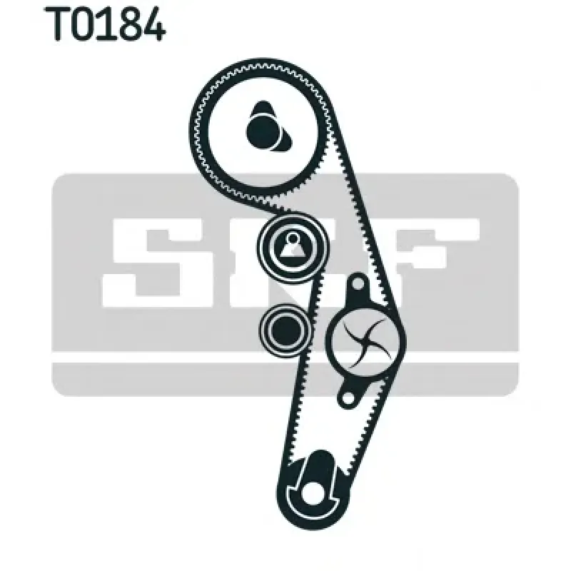 Комплект ГРМ + помпа VW Caddy III 07-10-/Golf IV/V 00-11/Passat 1.9T/2.0 TDI 00-09 (30x120)