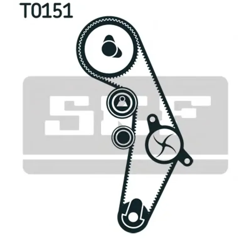 Комплект ГРМ + помпа Audi A4 00-08/A6 01-05/ VW Passat 2.0 01-05 (23x150z)