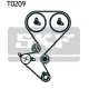 Комплект ГРМ + помпа Citroen C4/Peugeot 307 1.4 16V 03- (25.4x135z)