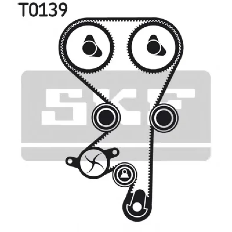 Комплект ГРМ + помпа Opel Astra F/Vectra B 1.4/1.6 16V 94-05