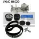 Комплект ГРМ + помпа Renault Kangoo/Dacia Logan/Duster 1.4/1.6 16V 01- (27x132z) (VKPC 86416)