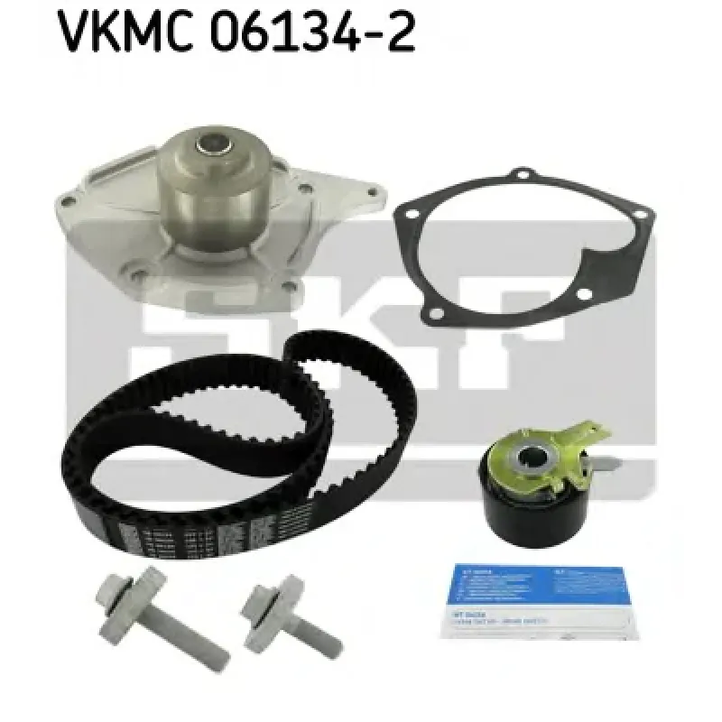 Комплект ГРМ + помпа Renault Kangoo/Megane/Scenic/Laguna/Nissan Qashqai 1.5dCi 04- (VKPC 86418)