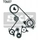 Комплект ГРМ + помпа Toyota Corolla/Avensis 2.0D 99-08