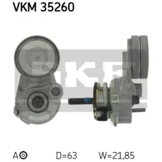Натяжник ременя генератора Chevrolet Aveo/Opel Astra G/H/J/Vectra C  1.6 99- (63x22)