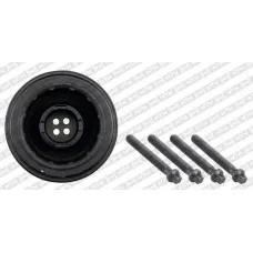 Шків колінвалу BMW 3 (E46/E90)/5 (E60)/X5 (E70) 3.0D 02-13 (4PK + 6PK) (M57)
