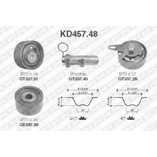 Комплект ГРМ VW Passat/Audi A4/A6/A8 2.5TDI 97-06 (30x207z/24x87z)