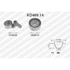 Комплект ГРМ Toyota Corolla/Avensis 2.0D 99-08