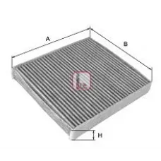 Фільтр салону Skoda Fabia/Roomster/VW Polo 99-10/MB G-class (W461/W463) 03- (вугільний)