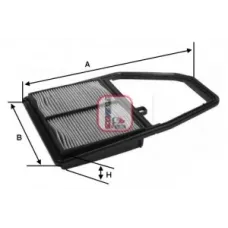 Фільтр повітряний Honda Civic VII 1.4i/1.6i 01-05