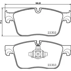 Колодки гальмівні (передні) Land Rover Range Rover Velar 2.0/3.0 17- (Teves) Q+